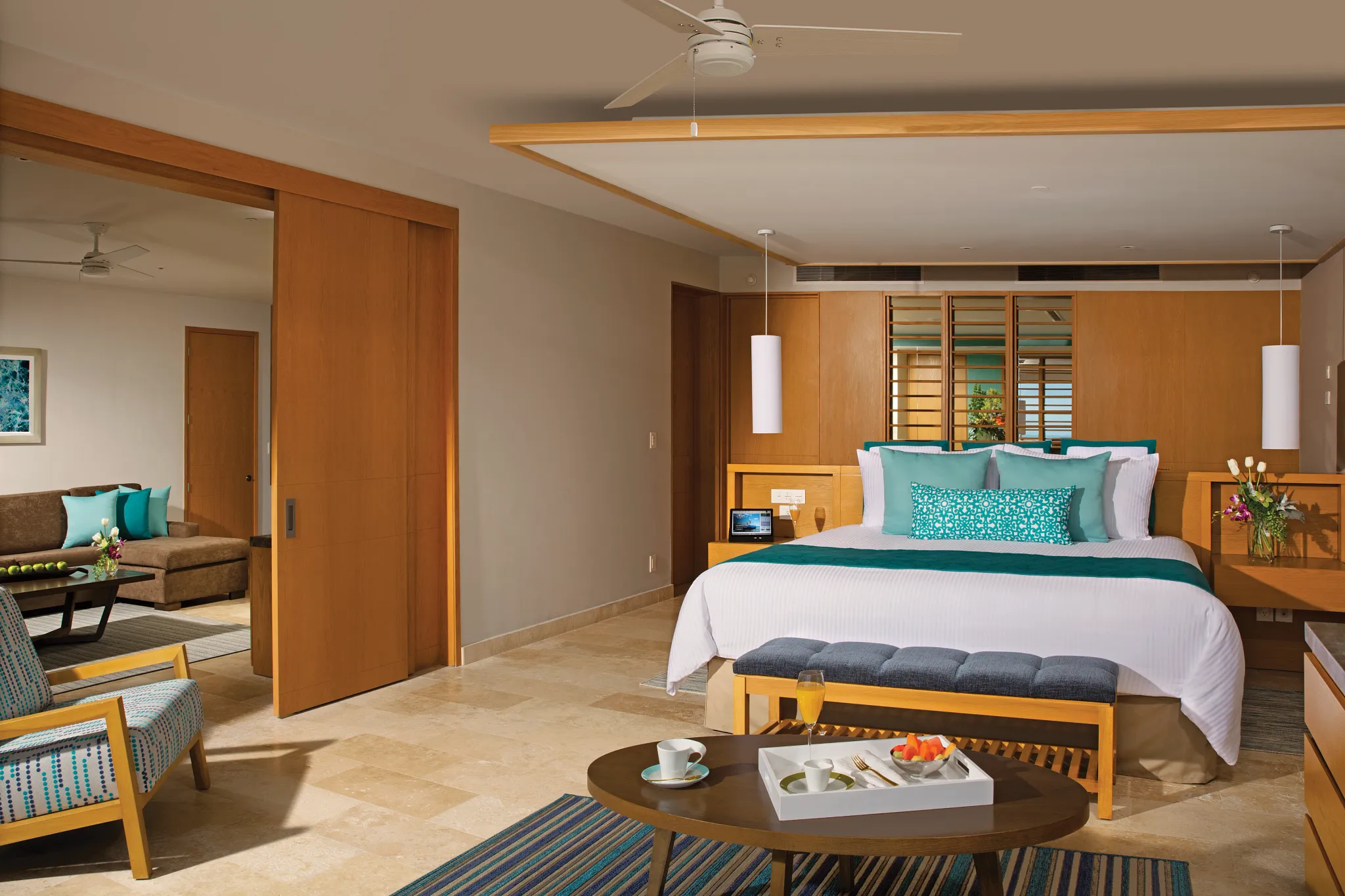 Preferred Club Family Suite master bedroom Dreams Playa Mujeres