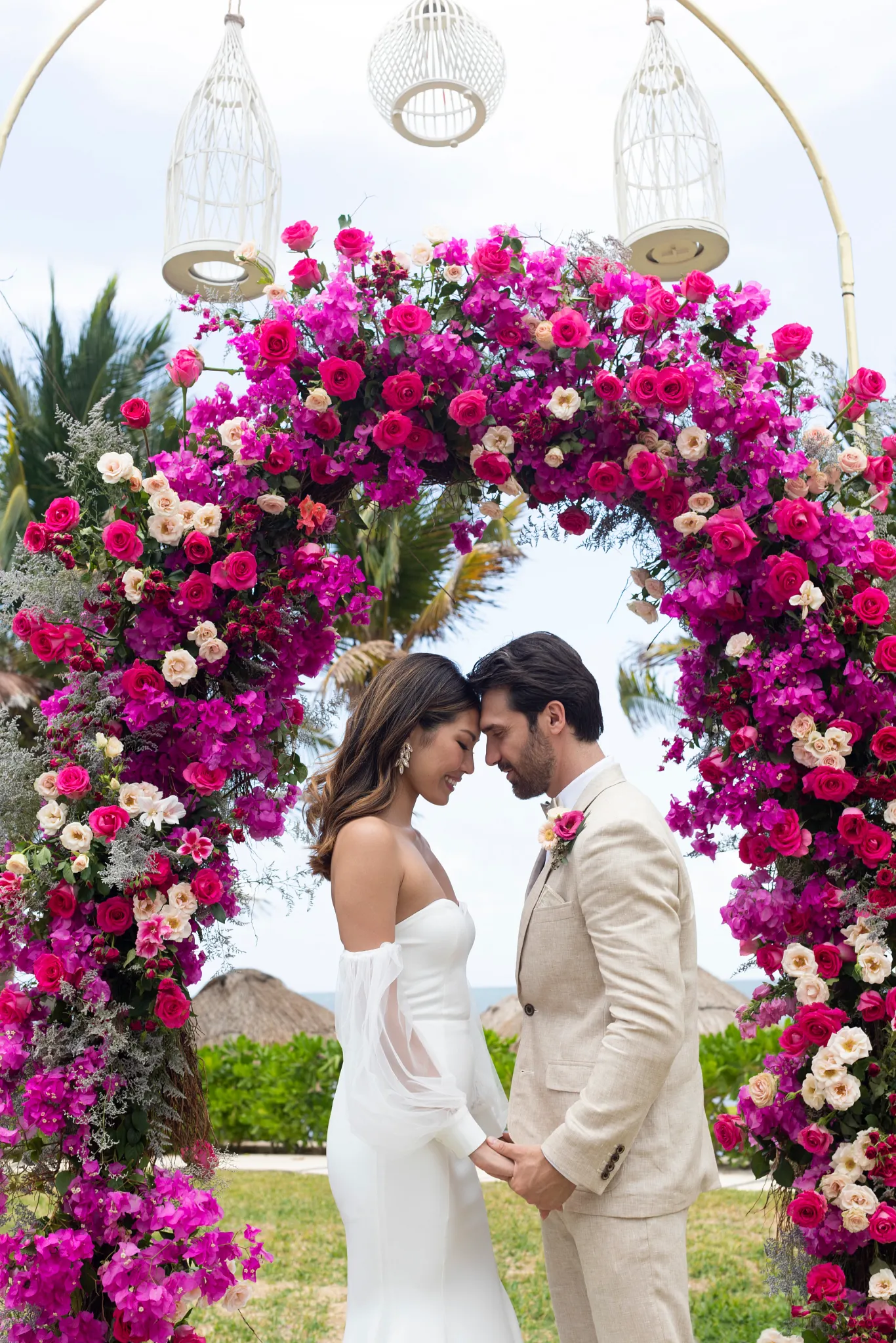Romantic wedding setup
