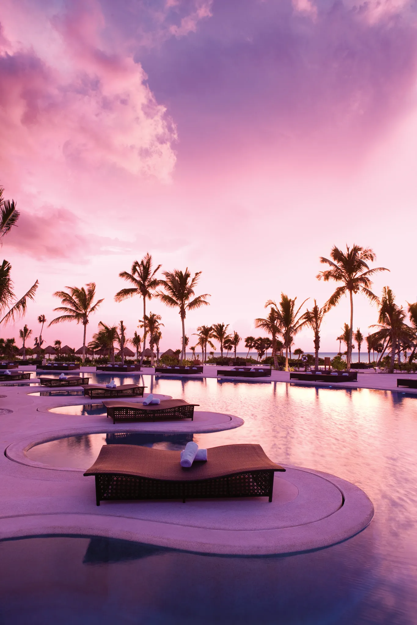 Infinity Pool at sunset