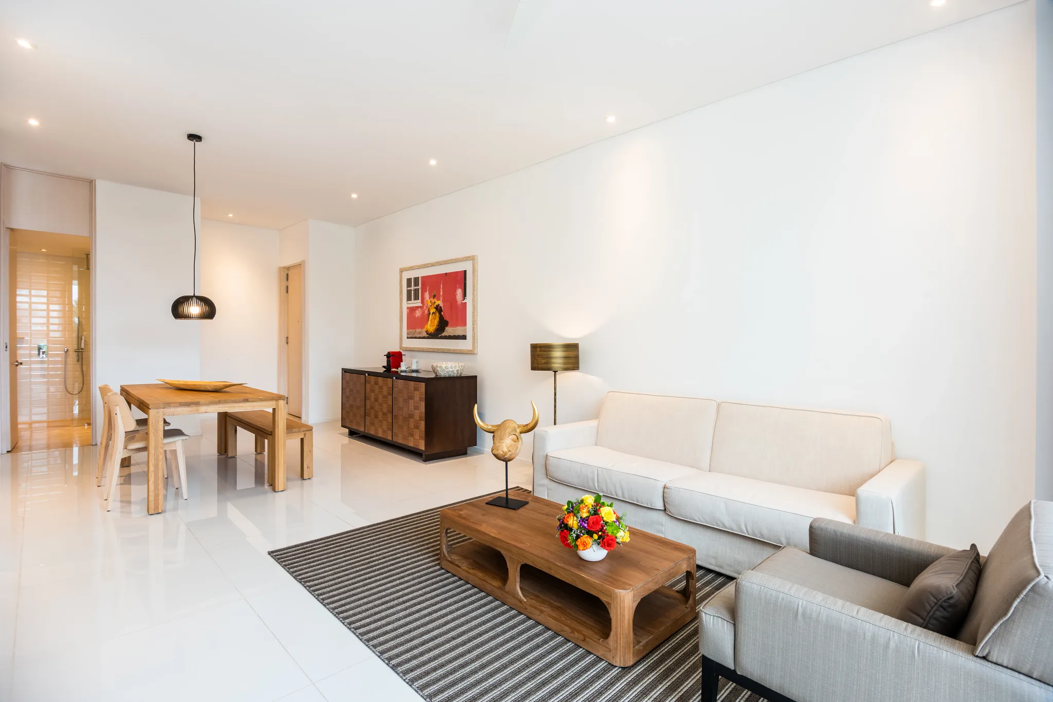 PC Master Suite Swim-Out living area — Dreams Karibana Cartagena