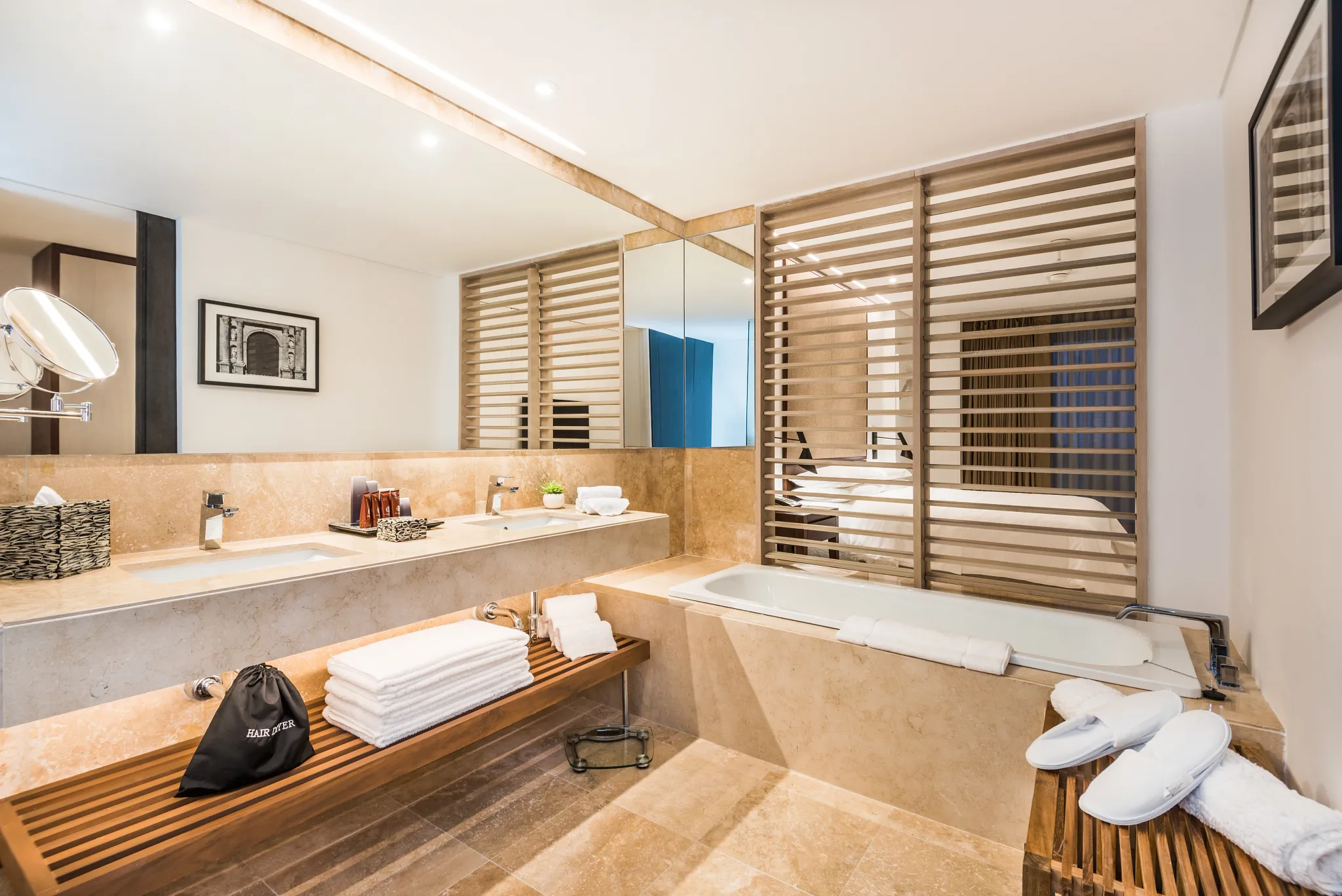 Junior Suite bathroom double sinks — Dreams Karibana Cartagena