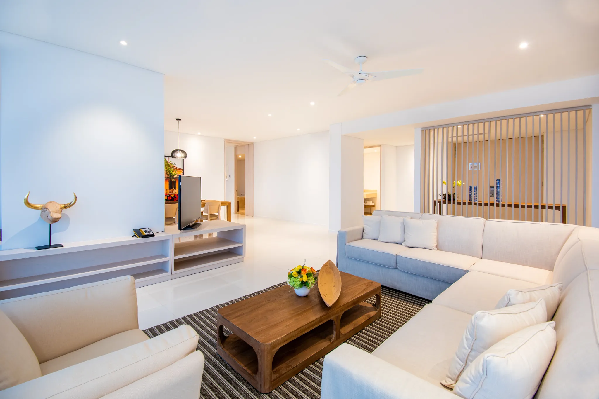 PC Presidential Suite Ocean Front lounge — Dreams Karibana Cartagena