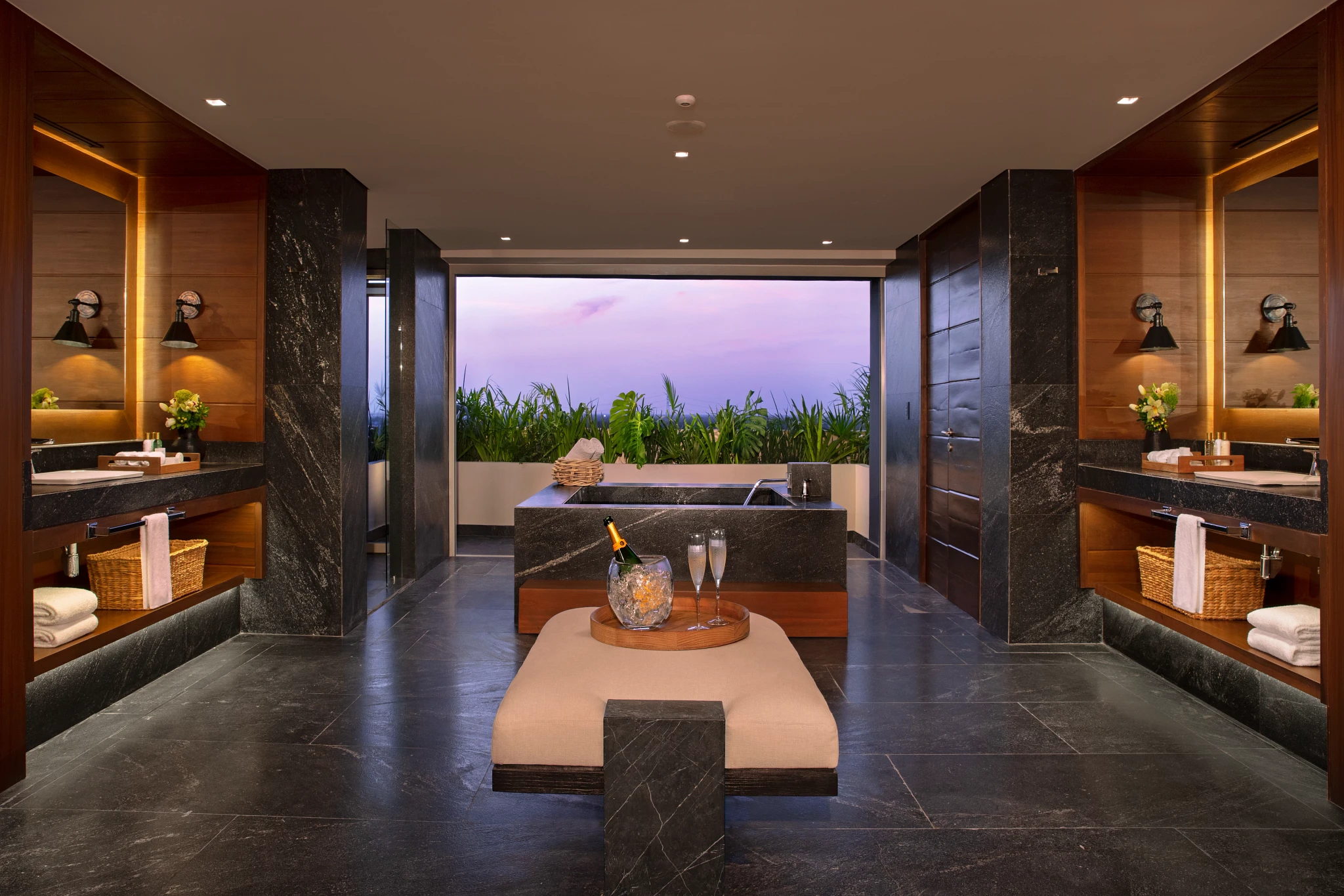 Presidential Penthouse bathroom with soaking tub
