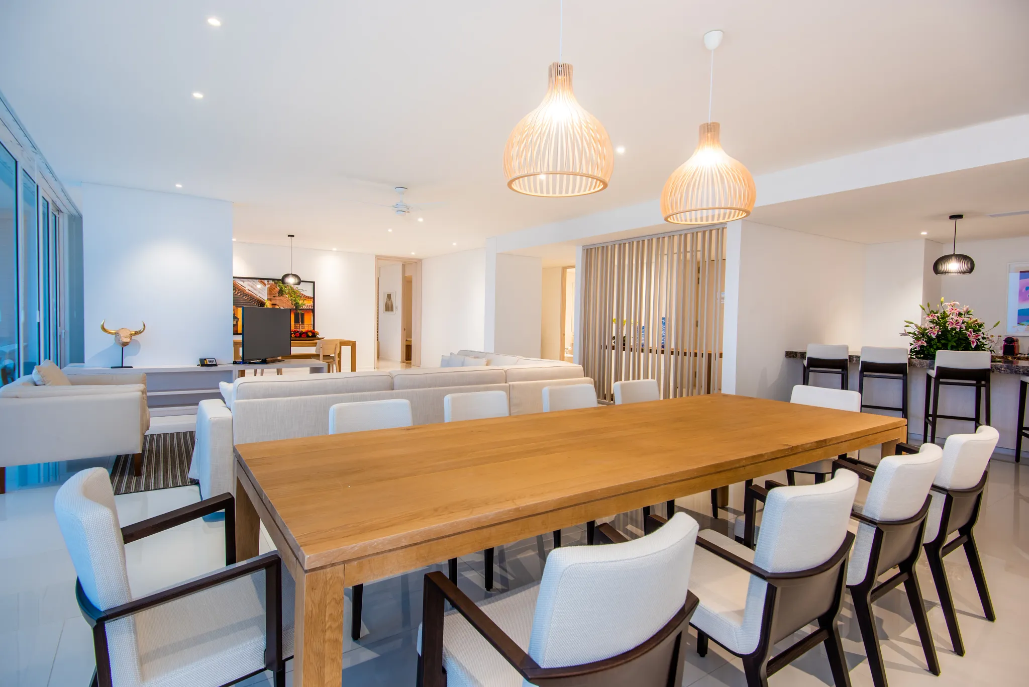 PC Presidential Suite Ocean Front dining room — Dreams Karibana Cartagena