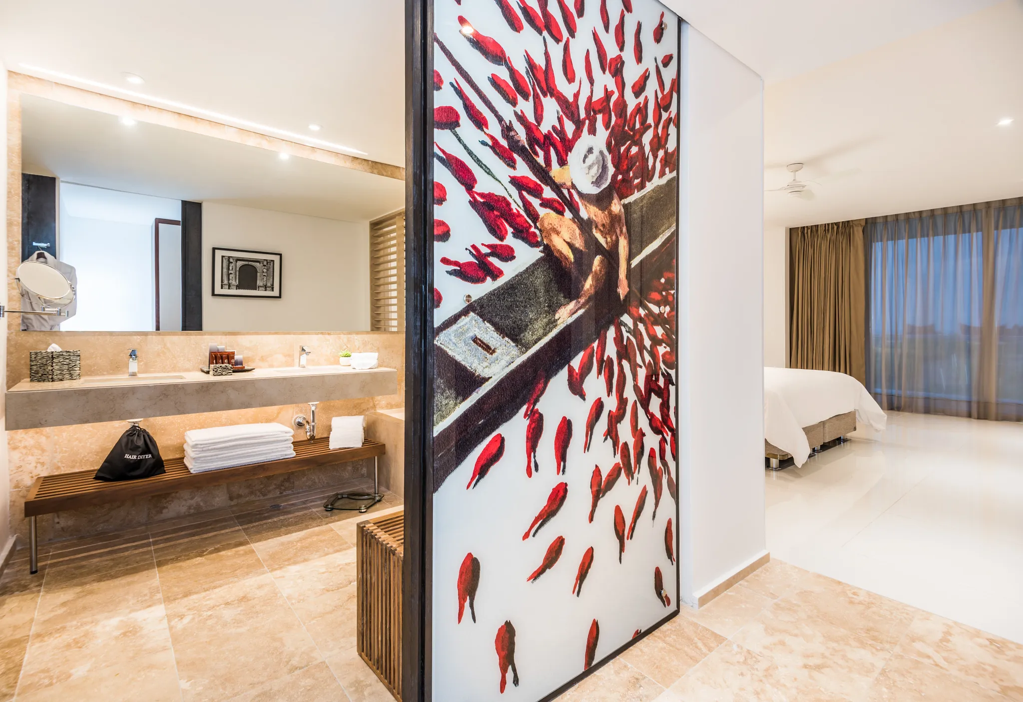 PC Master Suite Tropical View bathroom — Dreams Karibana Cartagena