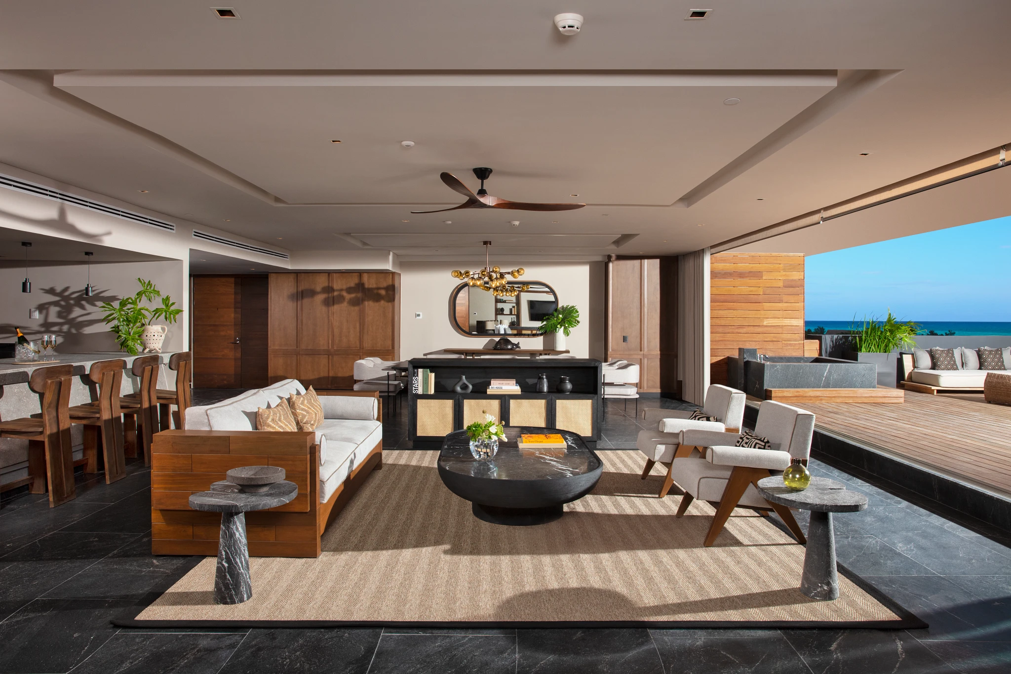 Presidential Penthouse expansive living area